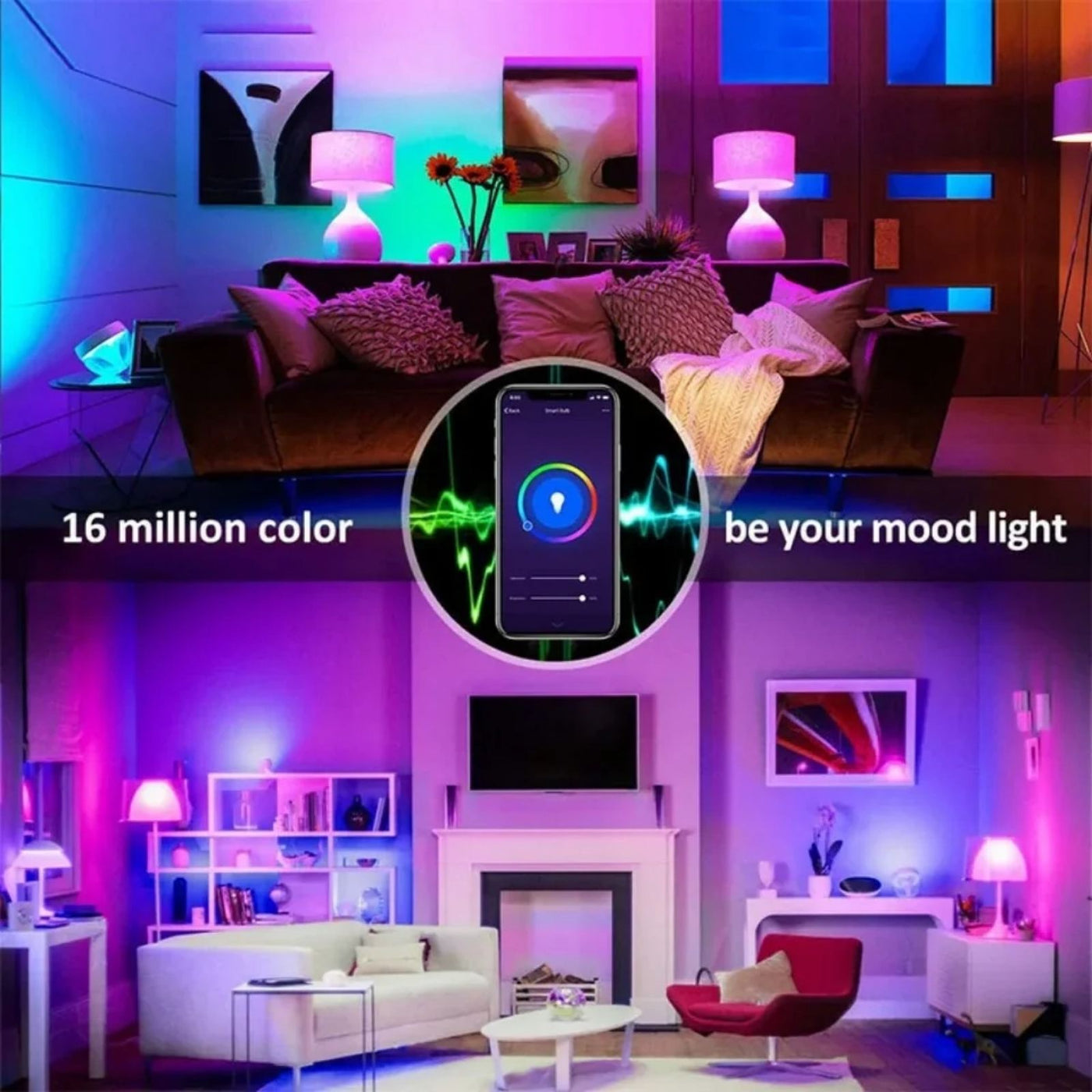 Wise pametna led plafonjera 24W, RGBCW