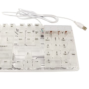 Yelandar AN-T10 RGB Transparent Gaming Tastatura – Mehanički Osećaj, Rainbow LED Osvetljenje, USB Žična